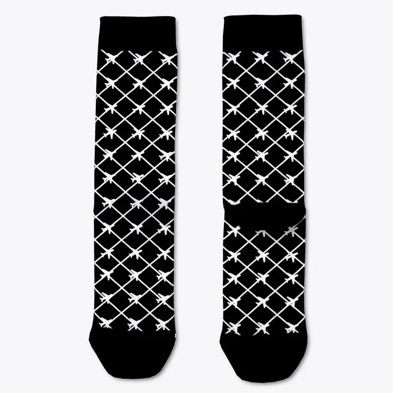 Swiss001 Plane Socks